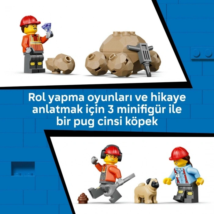 LEGO City Damperli Kamyon ve Ön Yükleyici 60494