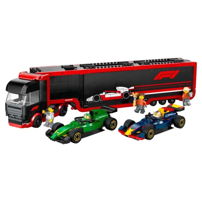 LEGO City RB20 ve AMR24 F1 Arabalı F1 Kamyonu 60445