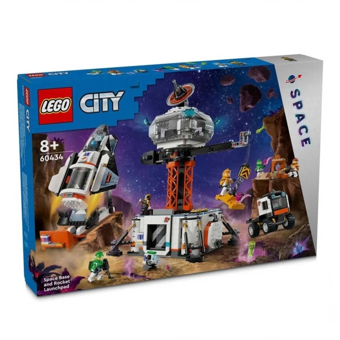 LEGO City Uzay Üssü ve Roket Fırlatma Rampası 60434