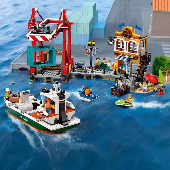 LEGO City Yük Gemili Liman 60422