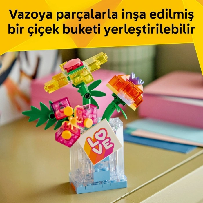 LEGO Creator 3’ü 1 Arada Çiçekli Dekoratif Parfüm Şişesi 31383