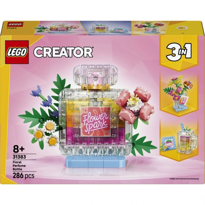 LEGO Creator 3’ü 1 Arada Çiçekli Dekoratif Parfüm Şişesi 31383