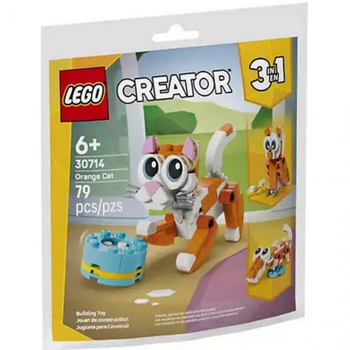 LEGO Creator 3’ü 1 Arada Creator Turuncu Kedi 30714