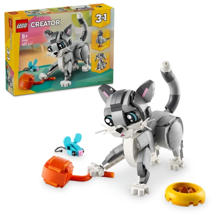 LEGO Creator 3’ü 1 Arada Oyunbaz Kedi Hayvanlı 31163