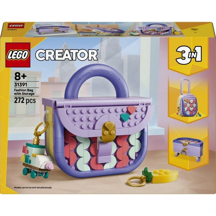 LEGO Creator 3’ü 1 Arada Saklama Bölmeli Tasarım Çanta 31391