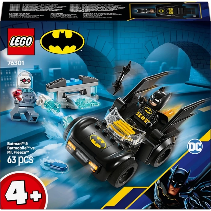 LEGO DC Batman: Batman ve Batmobile, Mr. Freeze’e Karşı Araç Oyun Seti 76301