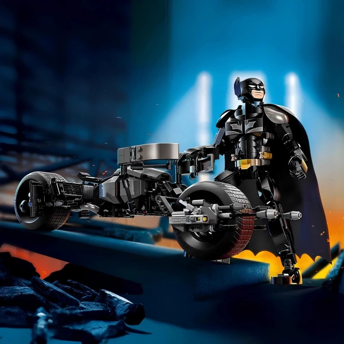 LEGO DC Batman: Batman Yapım Figürü ve Bat-Pod Motosiklet 76273