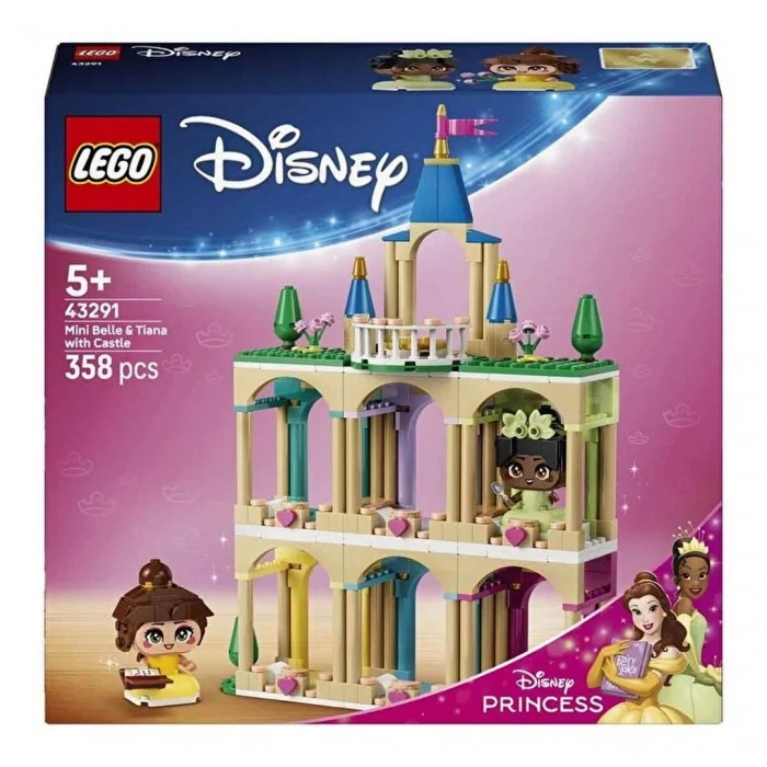 LEGO Disney Şato ile Mini Belle ve Tiana 43291