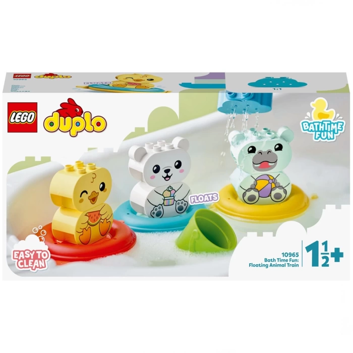 LEGO DUPLO İlk Banyo Zamanı Eğlencesi Yüzen Hayvan Treni 10965