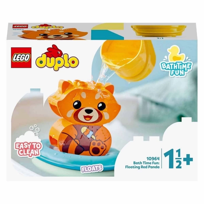 LEGO DUPLO İlk Banyo Zamanı Eğlencesi: Yüzen Kırmızı Panda 10964