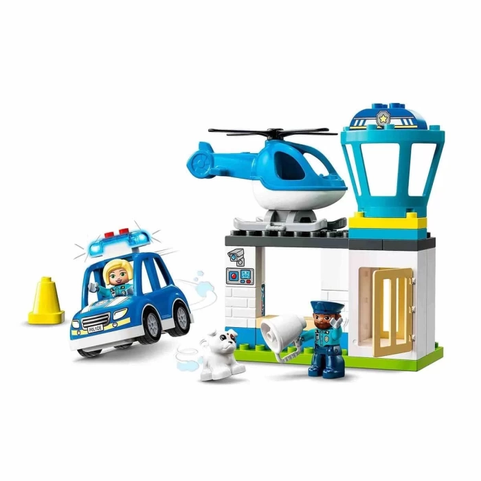 LEGO DUPLO Kurtarma Polis Merkezi ve Helikopter 10959