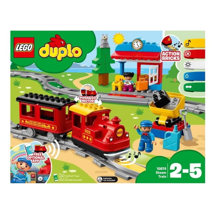 LEGO Duplo Town Buharlı Tren 10874