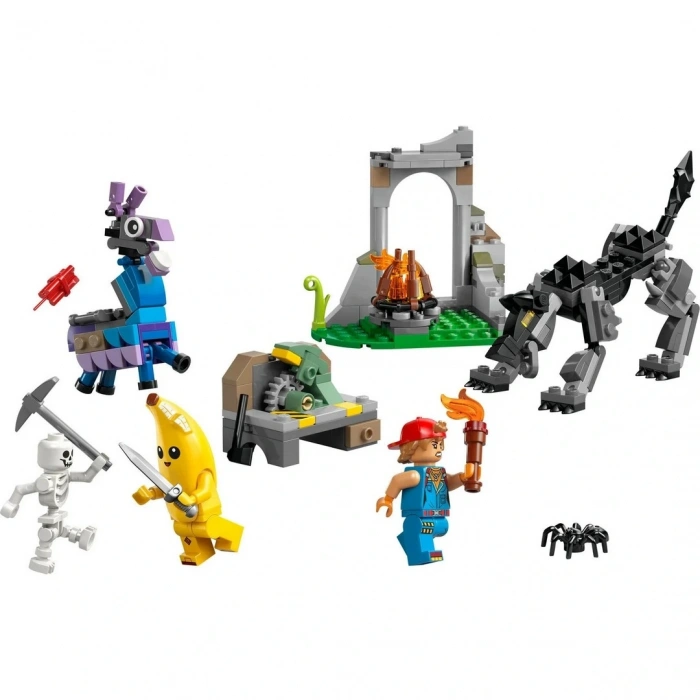 LEGO Fortnite Muzaffer ve Tamirci Çırağının Kampı Video Oyunu Yapım Seti