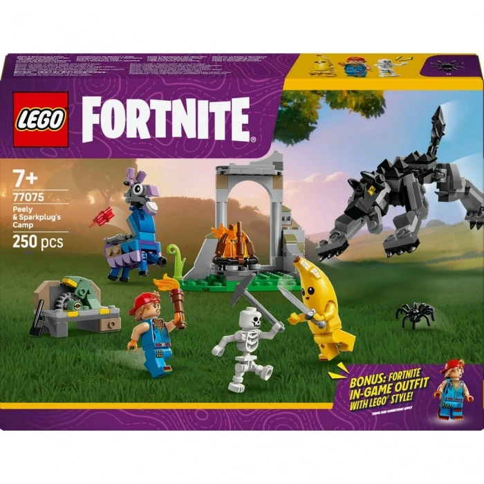 LEGO Fortnite Muzaffer ve Tamirci Çırağının Kampı Video Oyunu Yapım Seti