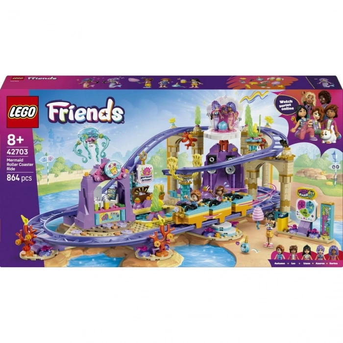 LEGO Friends Deniz Kızı Hız Treni Yapım Seti 42703