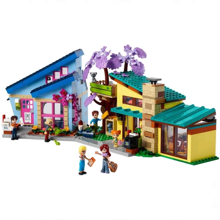 LEGO Friends Olly ve Paisleynin Aile Evleri 42620