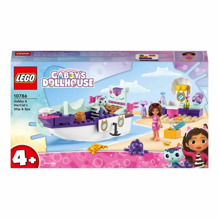 LEGO Gabby ve Süslü Kedi’nin Gemisi ve Spa 10786