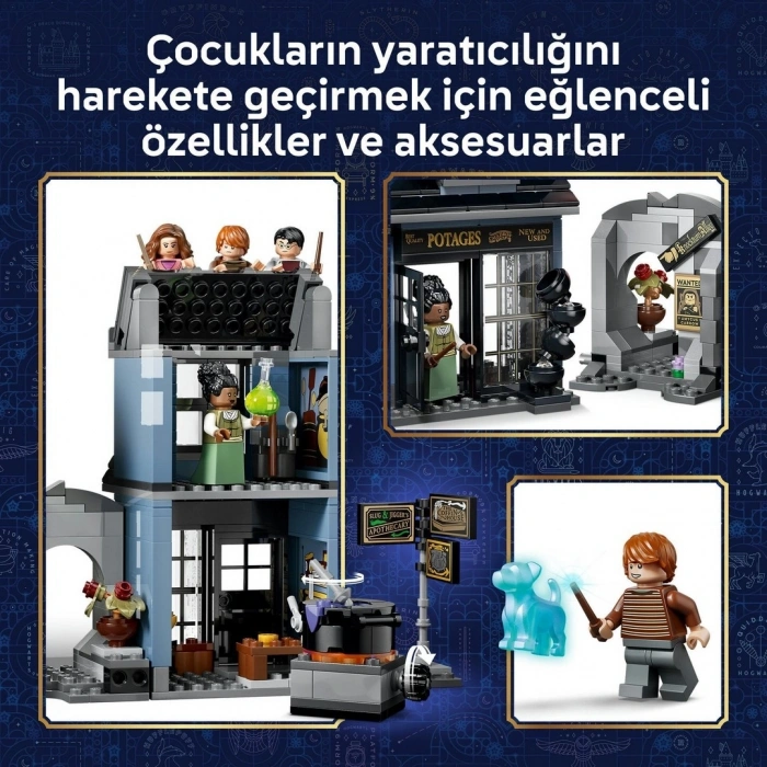 LEGO Harry Potter Knockturn Yolu Büyücü Mağazaları 76471