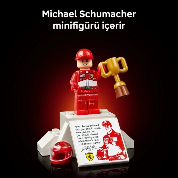 LEGO Icons Ferrari F2004 ve Michael Schumacher 11375