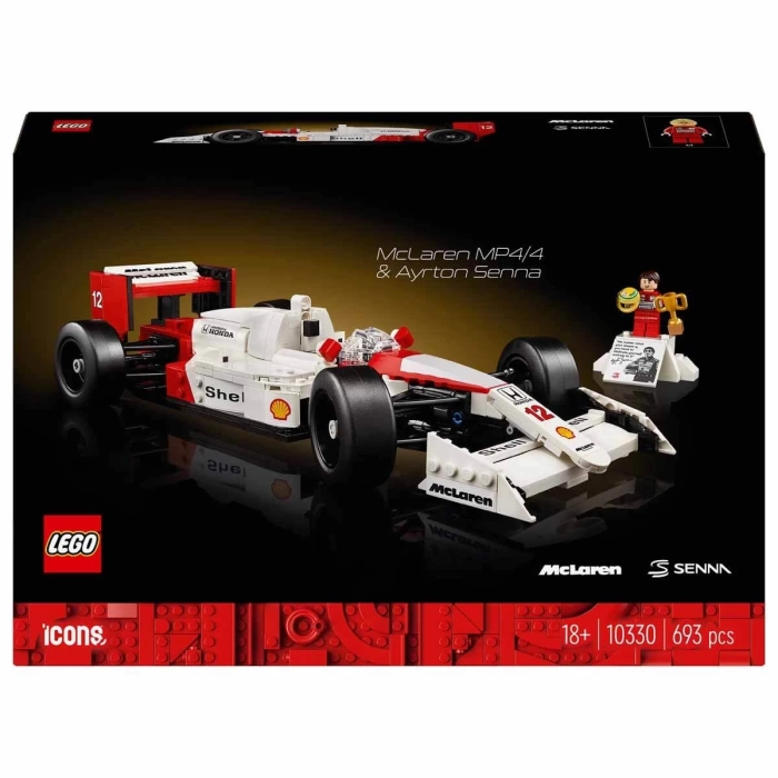 LEGO Icons McLaren MP4/4 ve Ayrton Senna 10330