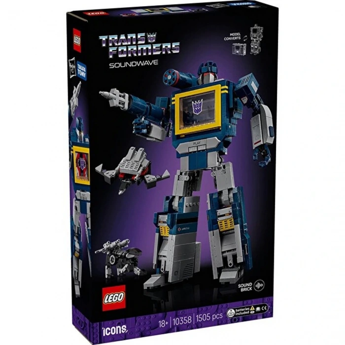 LEGO Icons Transformers: Soundwave 10358