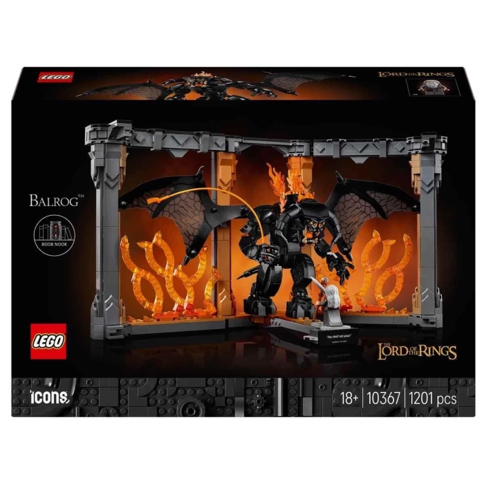 LEGO Icons Yüzüklerin Efendisi: Balrog Kitaplık Dekoru 10367