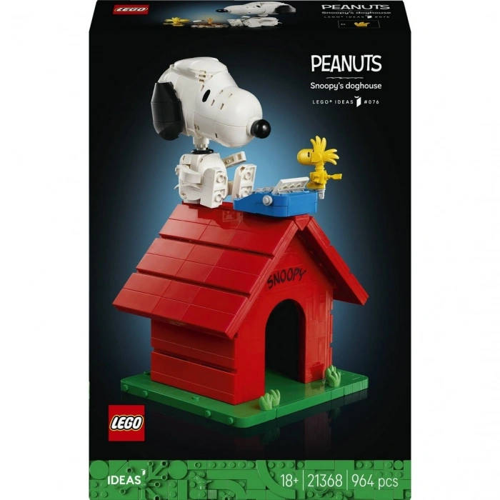 LEGO Ideas Peanuts: Snoopy’nin Köpek Kulübesi 21368