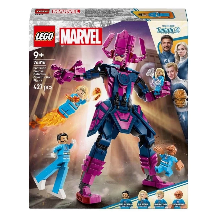 LEGO Marvel Fantastik Dörtlü, Galactus Yapım Figürüne Karşı 76316