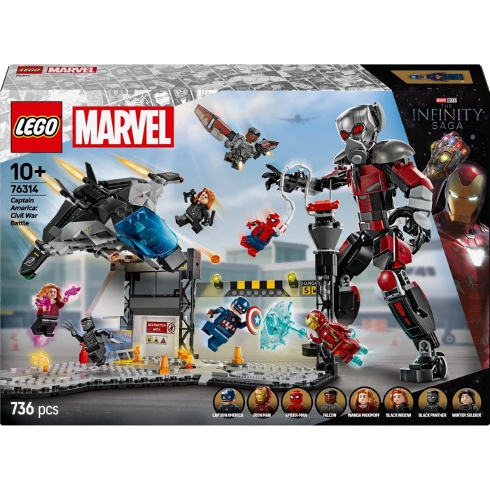 LEGO Marvel Kaptan Amerika: Kahramanların Savaşı 76314