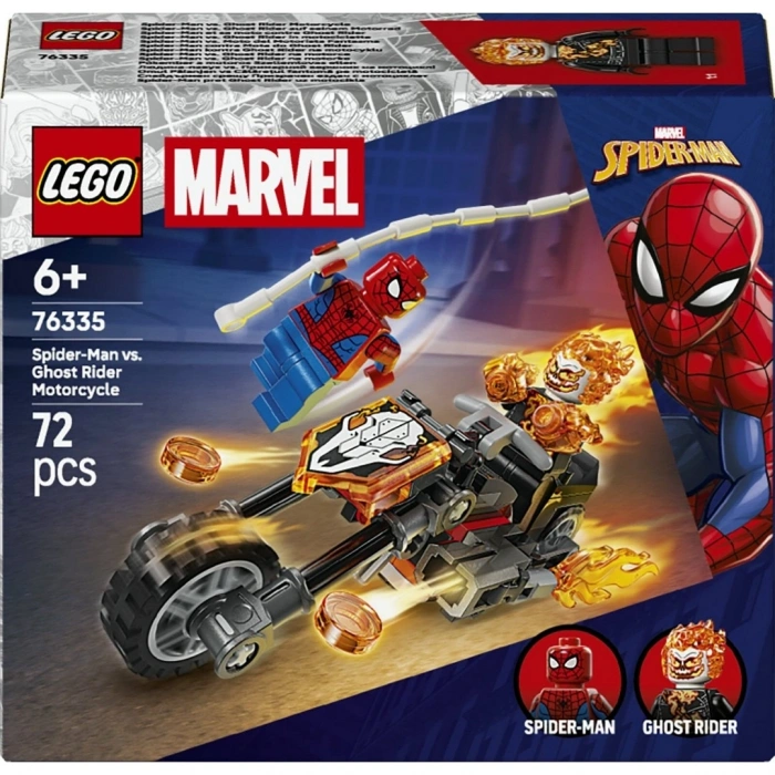 LEGO Marvel Örümcek Adam vs. Ghost Rider Motosikleti 76335