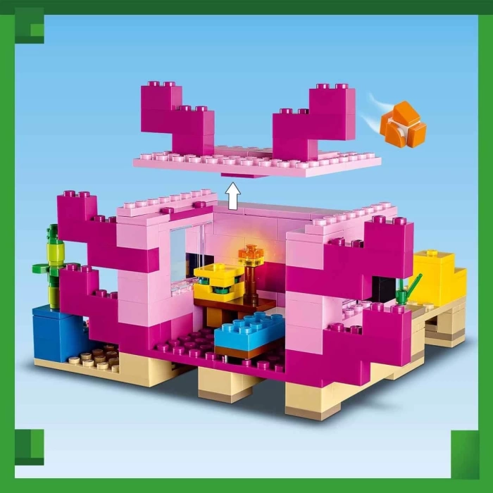 LEGO Minecraft Aksolotl Evi 21247