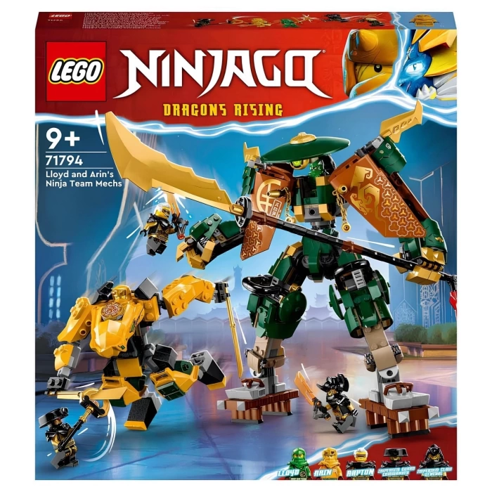 LEGO NINJAGO Lloyd ve Arinin Ninja Ekibi Robotları 71794