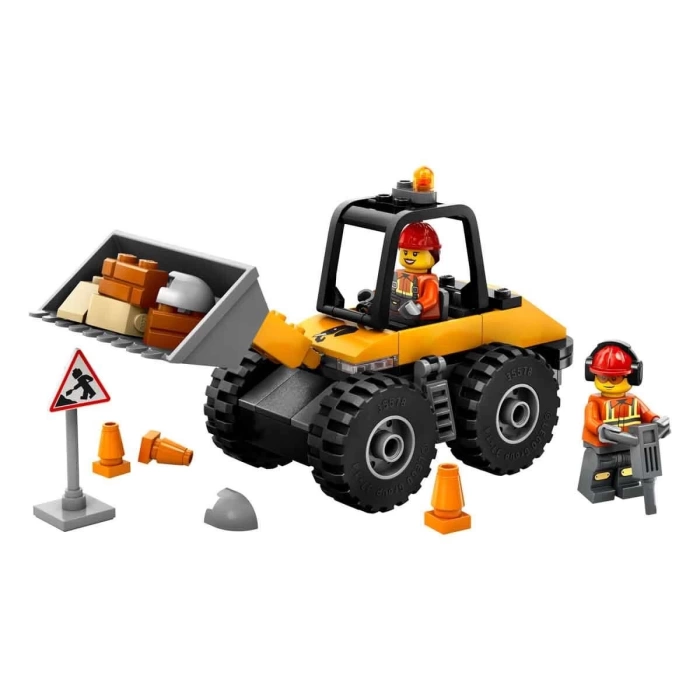 LEGO Sarı Tekerlekli İnşaat Yükleyicisi 60450