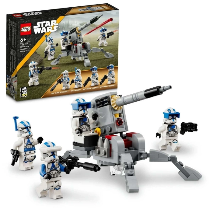 LEGO Star Wars 501. Klon Trooperlar Savaş Paketi 75345