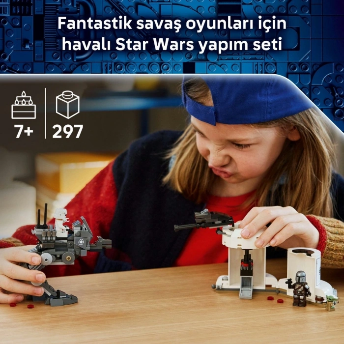 LEGO Star Wars: Mandalorian ve Grogu AT-RT Saldırısı 75444
