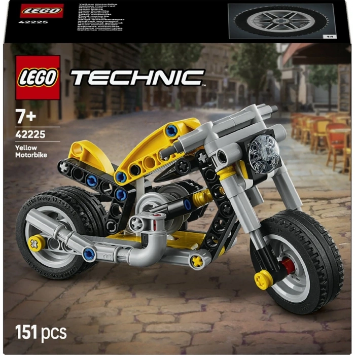 LEGO Technic Sarı Motosiklet 42225