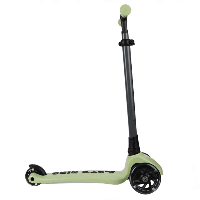 Lets Ride Two Işıklı Katlanabilir 3 Tekerlekli Scooter Yeşil