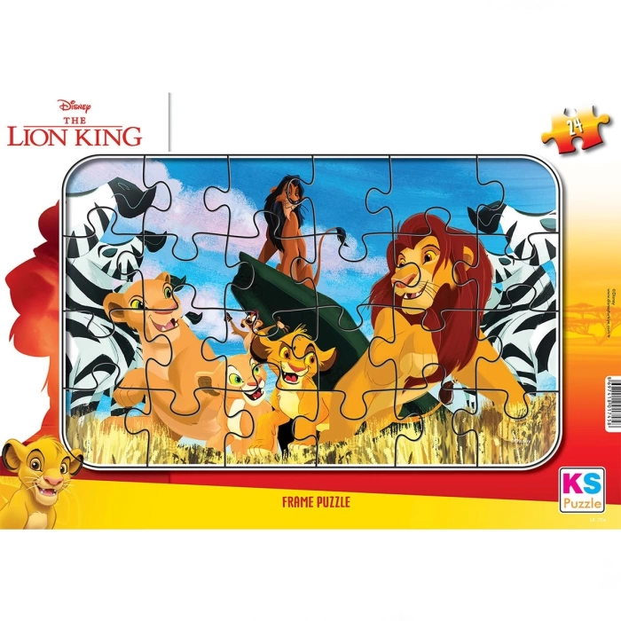 Lion King 24 Parça Frame Puzzle