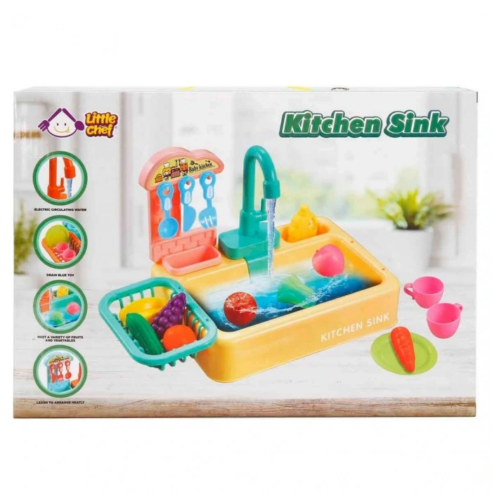 Little Chef Mutfak Lavabosu Oyun Seti 20 Parça