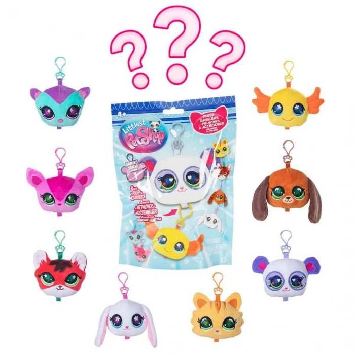 Littlest Pet Shop Peluş Anahtarlık Sürpriz Paket S1