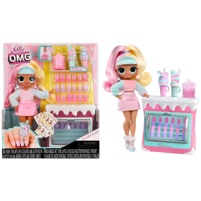 L.O.L. Surprise O.M.G. Sweet Nails Candylicious Sprinkles Shop Oyun Seti