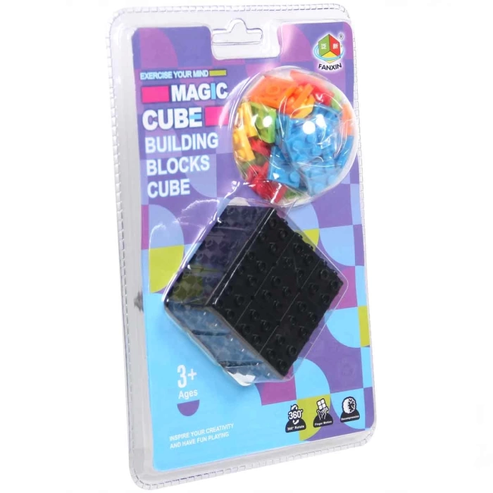 Magic Cube Lego Parçalı Eğitici Sabır Küpü