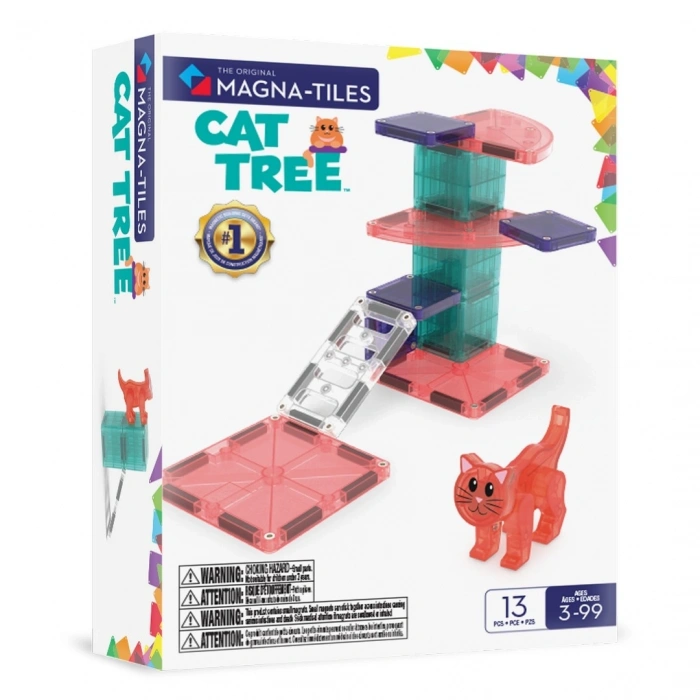 Magna Tiles Kedi Tırmanma Ağacı 13 Parça