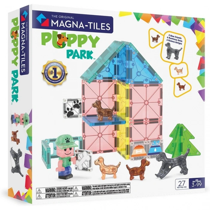 Magna Tiles Puppy Park 27 Parça
