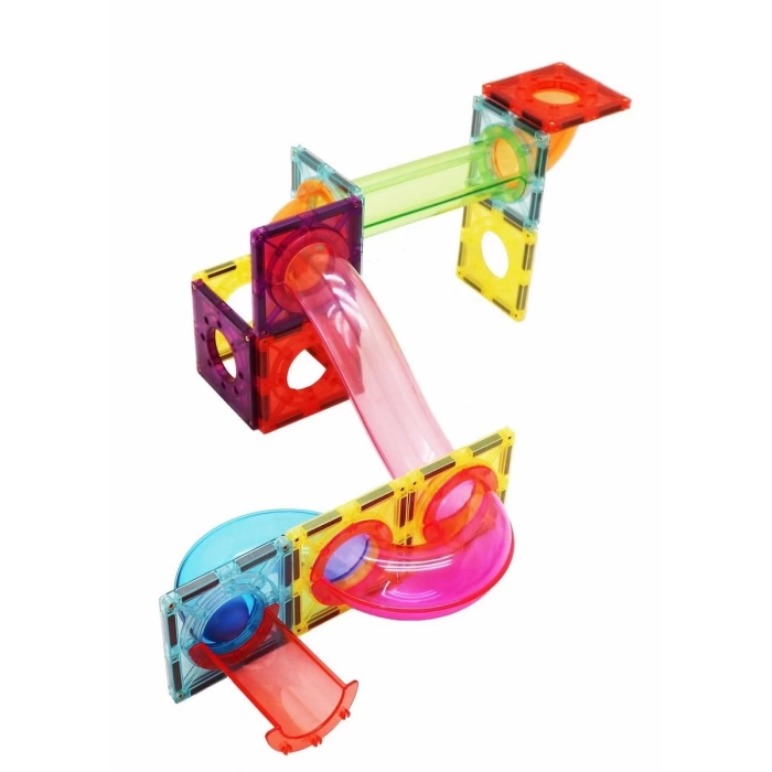 Magnescape Magnetic Tiles Marble Run Building Block 106 Parça