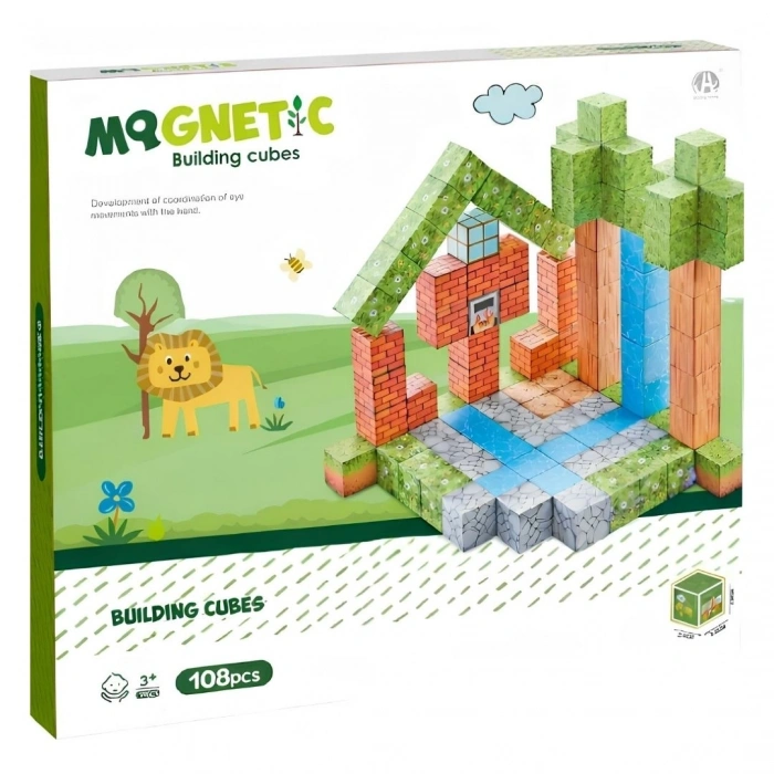 Magnetic Tiles Cubes 108 Parça