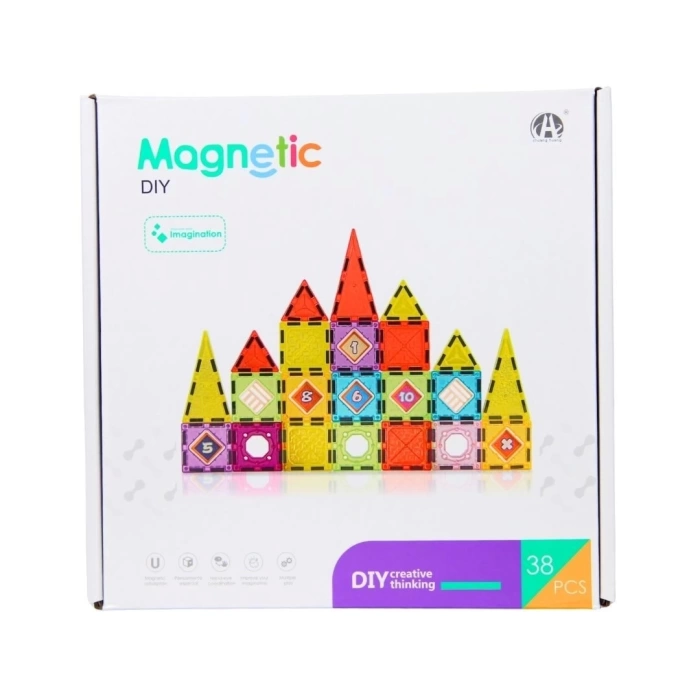 Magnetic Tiles 38 Parça