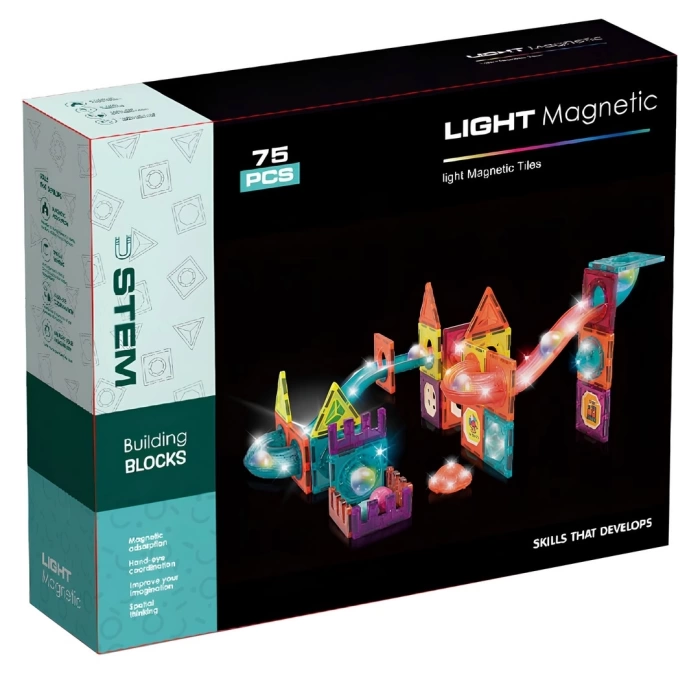 Magnetic Tiles Light Version 75 Parça