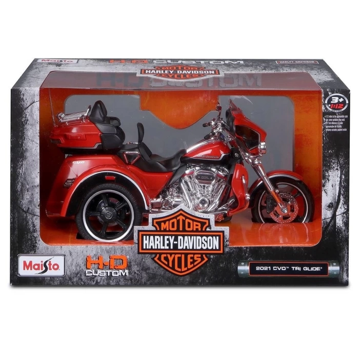 Maisto 1/12 Harley-Davidson 2021 CVO TRI Glide Motosiklet