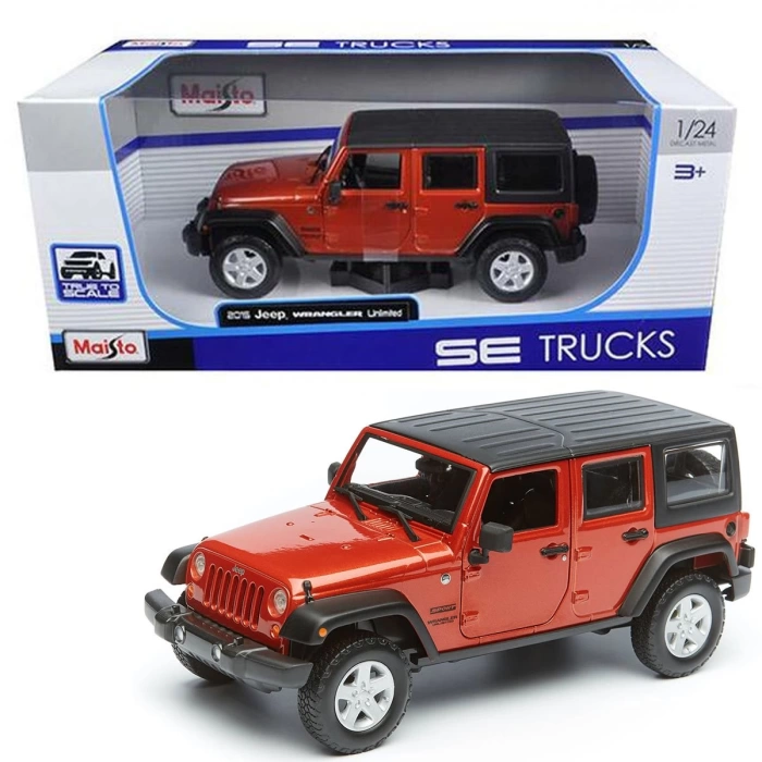 Maisto 1:24 2015 Model Jeep Wrangler Unlimited